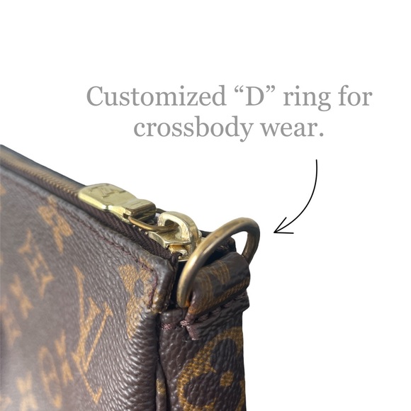 Louis Vuitton Pochette w/ Removable Vachetta Strap - Picture 6 of 10